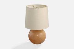 French Designer, Table Lamp, Alabaster, Brass, France, 1950s