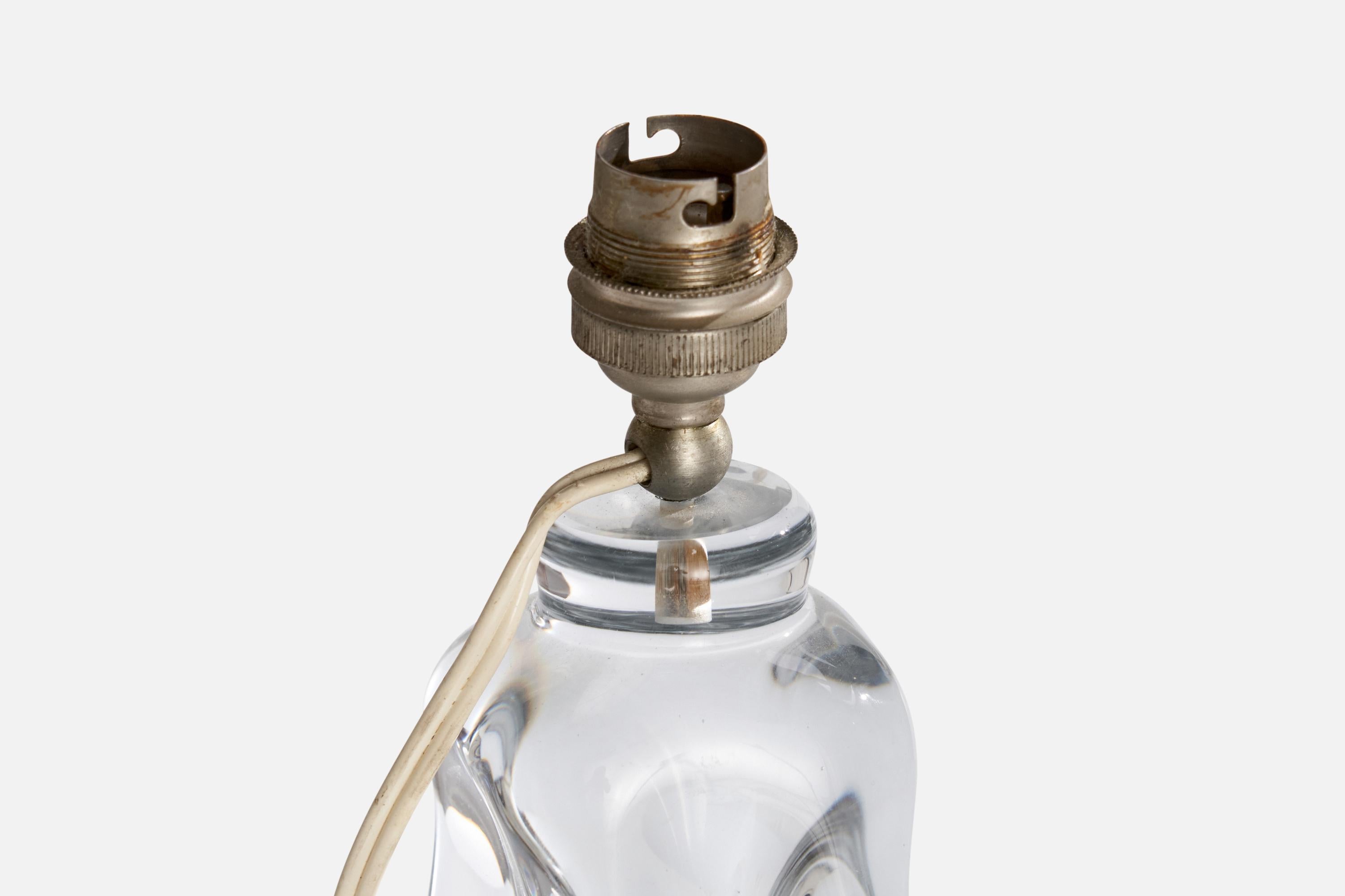 Französische Designerin, Tischlampe, geblasenes Glas, Frankreich, 1960er Jahre im Angebot 6