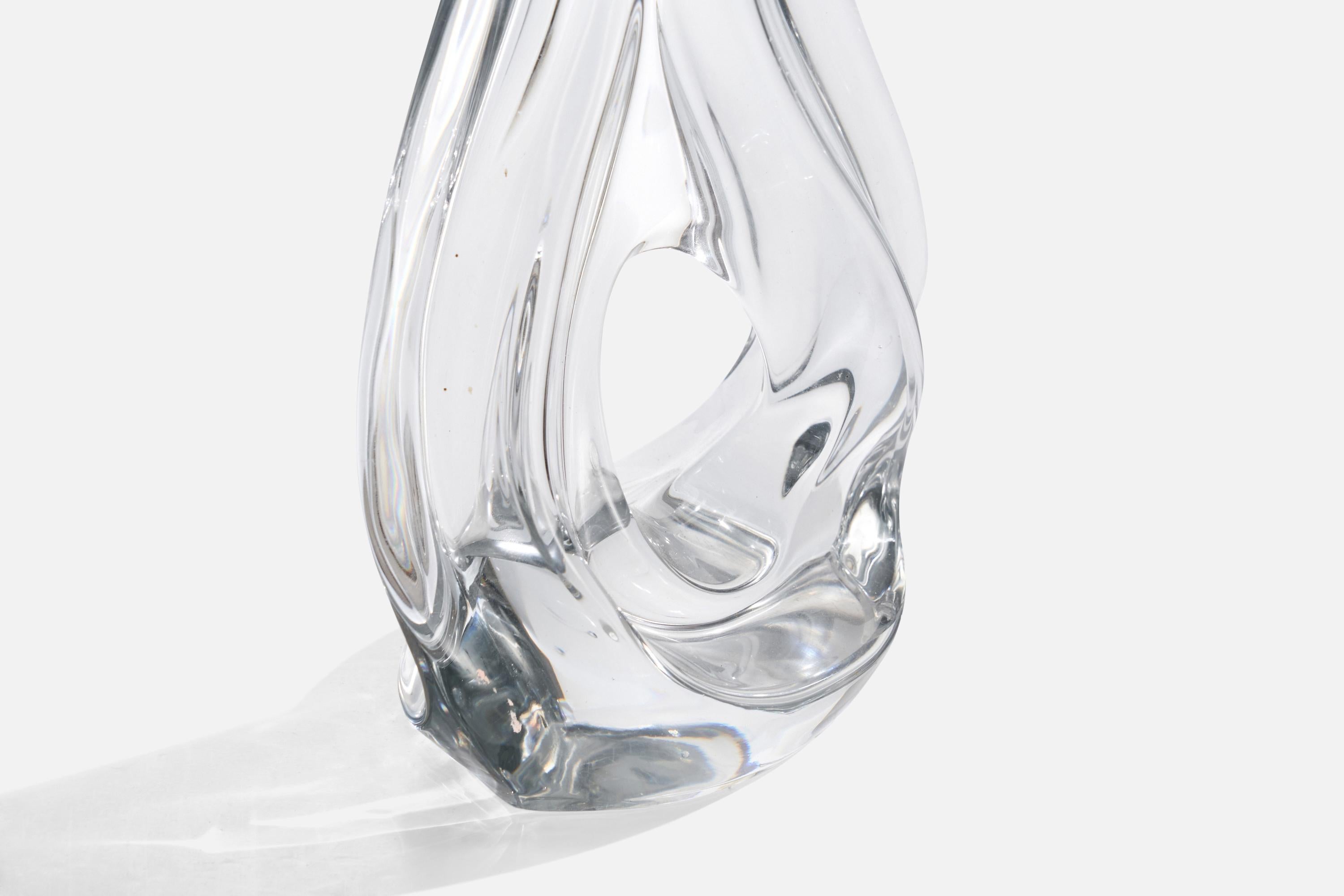 Französische Designerin, Tischlampe, geblasenes Glas, Frankreich, 1960er Jahre im Zustand „Gut“ im Angebot in High Point, NC
