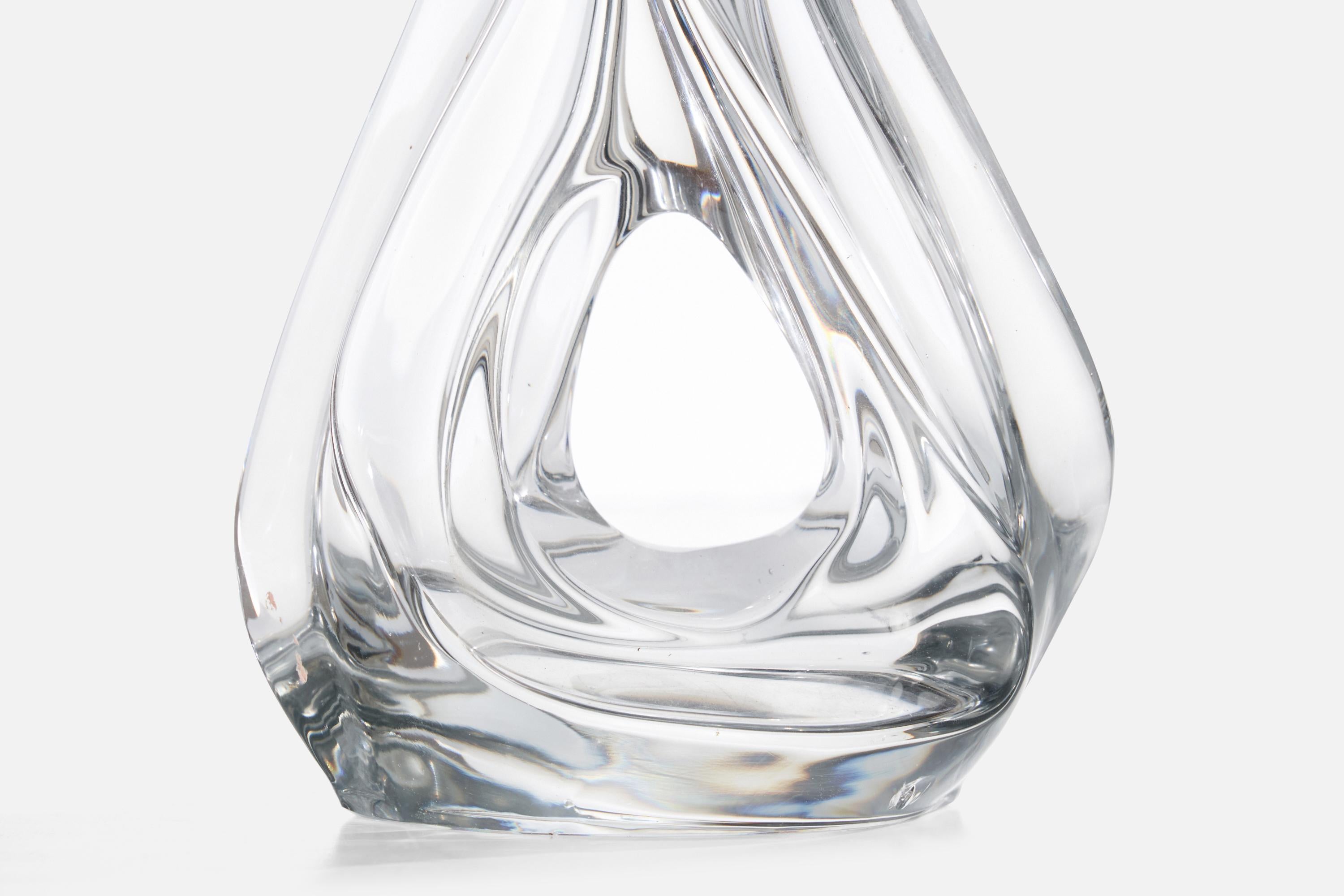 Französische Designerin, Tischlampe, geblasenes Glas, Frankreich, 1960er Jahre (Mitte des 20. Jahrhunderts) im Angebot