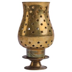 French Designer, Table Lamp, Brass, France, 1960s