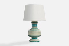 French Designer, Table Lamp, Ceramic, France, 1950s