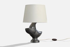 French Designer, Table Lamp, Ceramic, France, 1950s