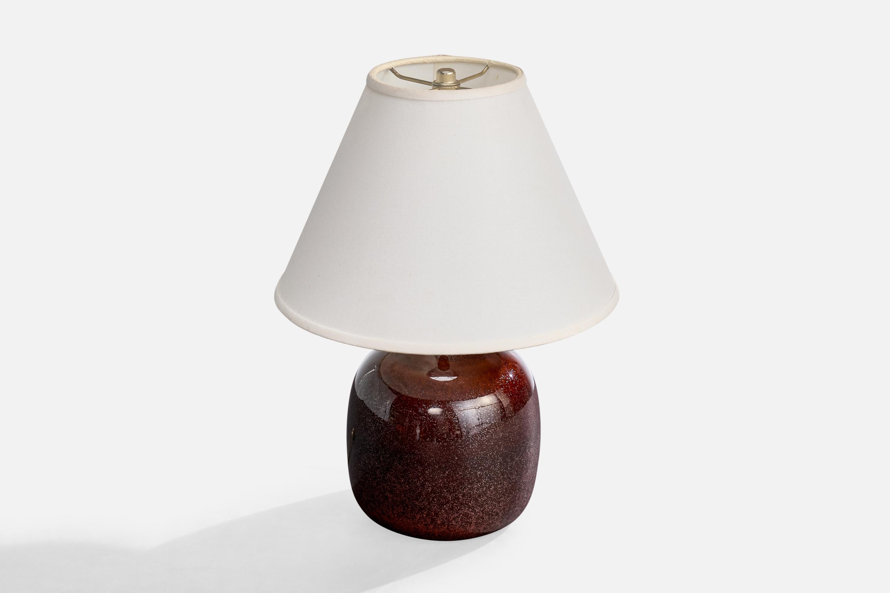Mid-Century Modern French Designer, Table Lamp, Ceramic, France, 1950s For Sale