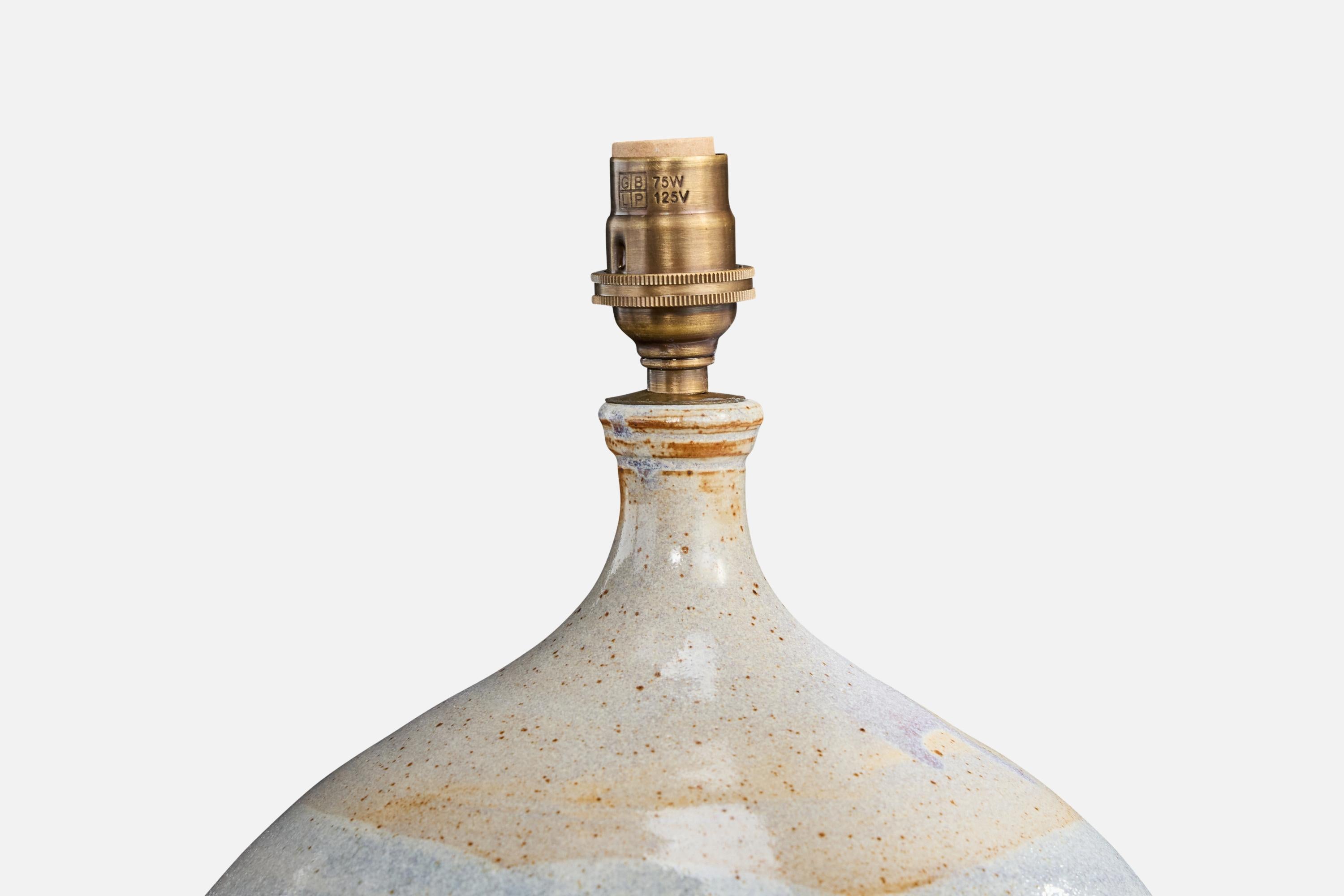 Lampada da tavolo di design francese, ceramica, Francia, anni '1950 In condizioni buone in vendita a High Point, NC