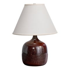 French Designer, Table Lamp, Ceramic, France, 1950s