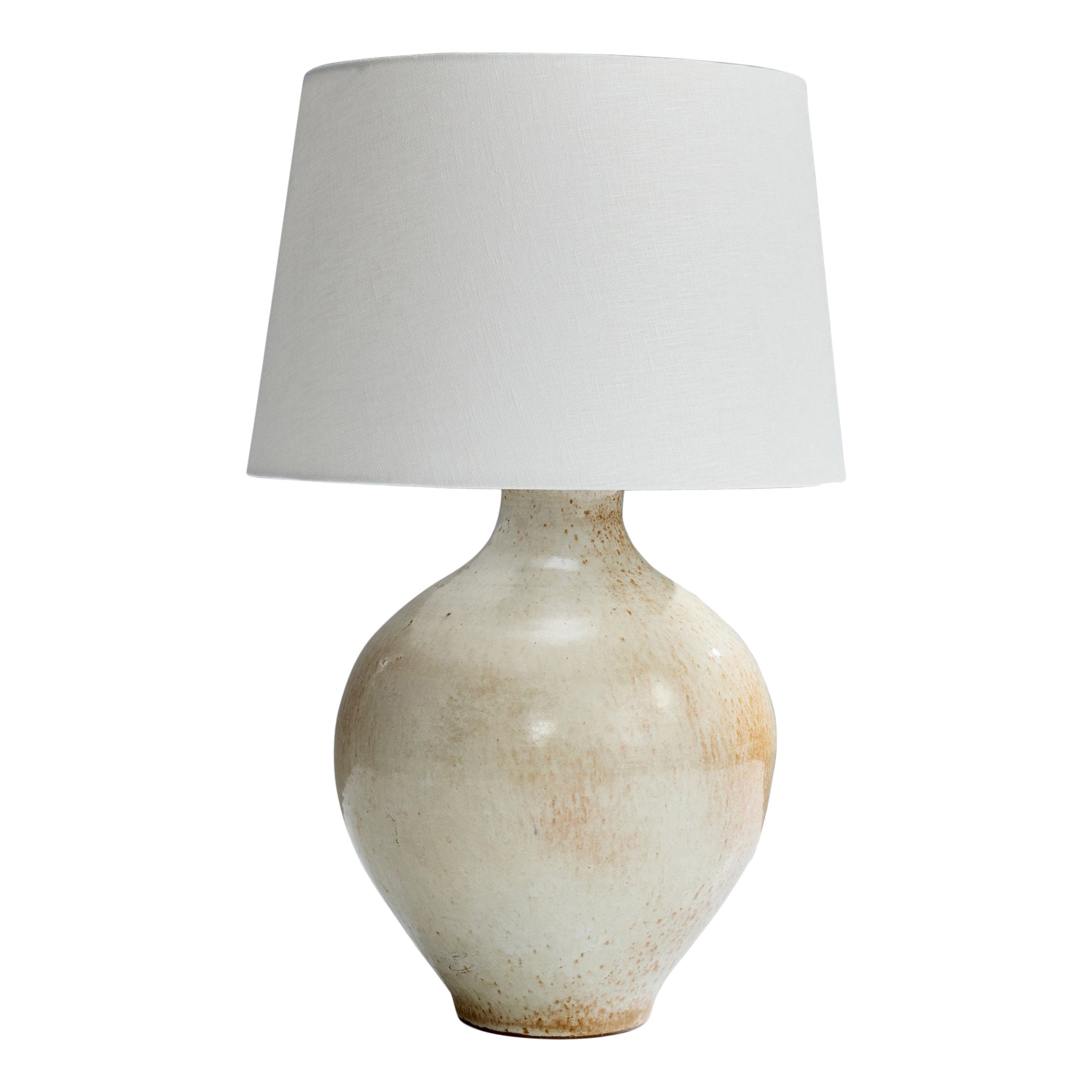 Französischer Designer, Tischlampe, Keramik, Frankreich, 1950er Jahre im Angebot