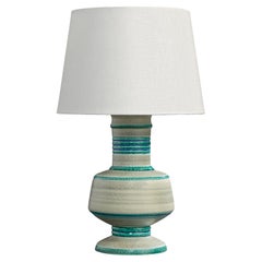 Designer français, lampe de table, céramique, France, années 1950