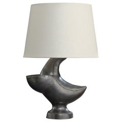 French Designer, Table Lamp, Ceramic, France, 1950s