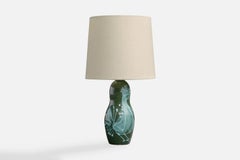 French Designer, Table Lamp, Ceramic, France, 1960s