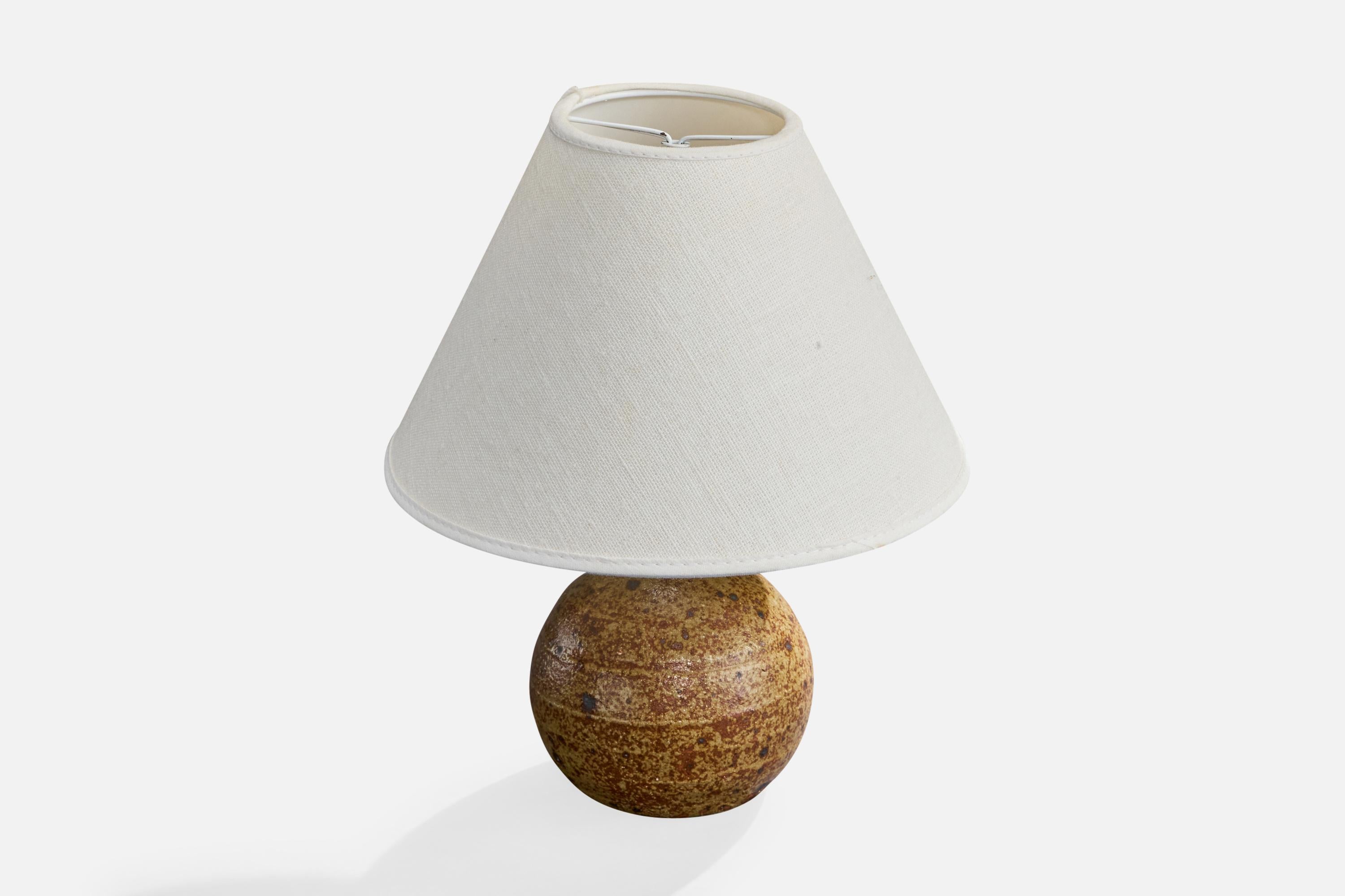 Mid-Century Modern Designer français, lampe de table, céramique, France, années 1960 en vente