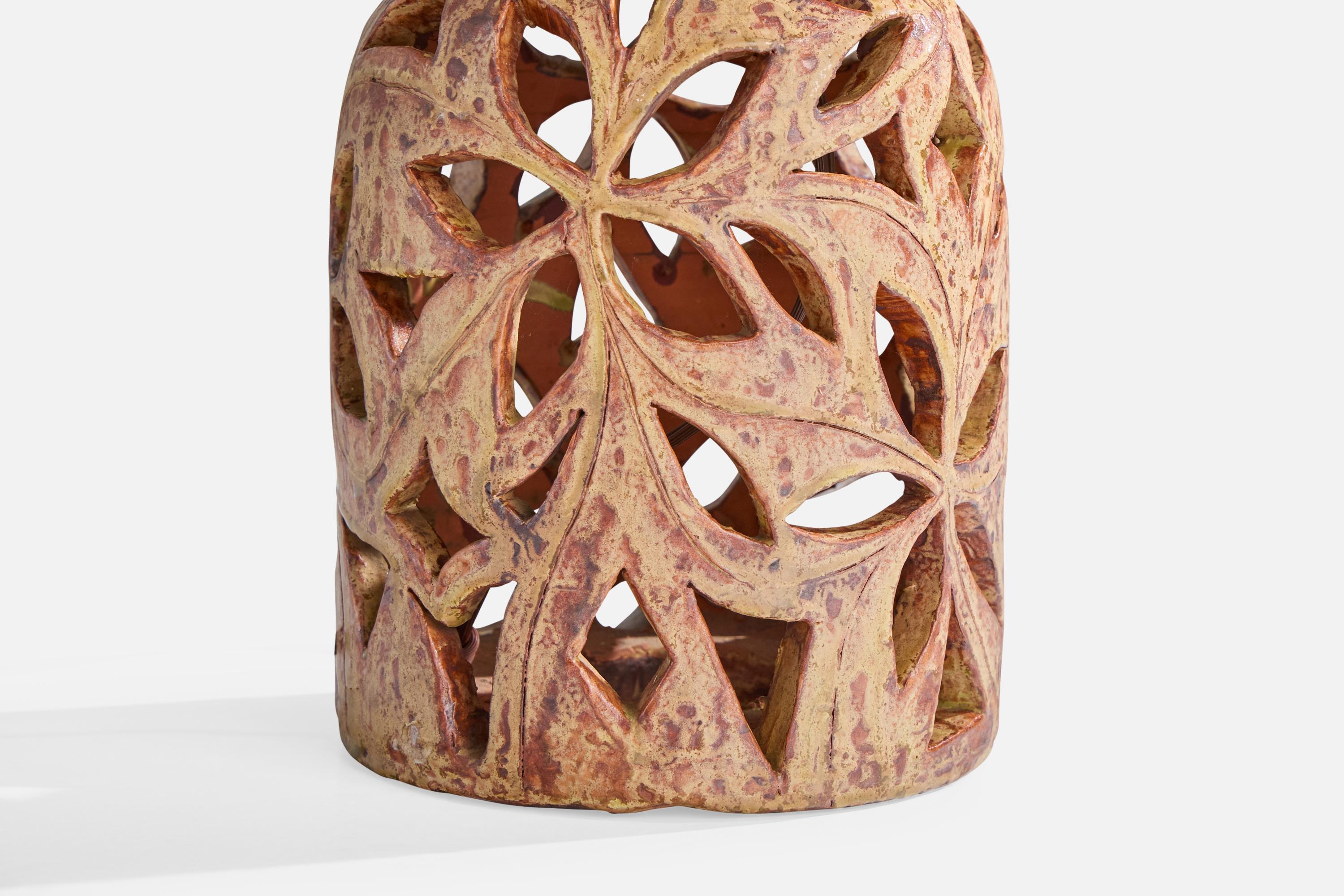 Lampada da tavolo di design francese, ceramica, Francia, anni '1960 in vendita 1