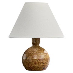 French Designer, Table Lamp, Ceramic, France, 1960s