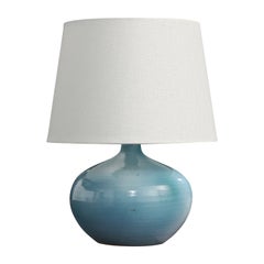 French Designer, Table Lamp, Ceramic, France, 1960s