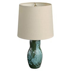 French Designer, Table Lamp, Ceramic, France, 1960s