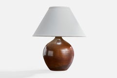 French Designer, Table Lamp, Ceramic, France, 1960s