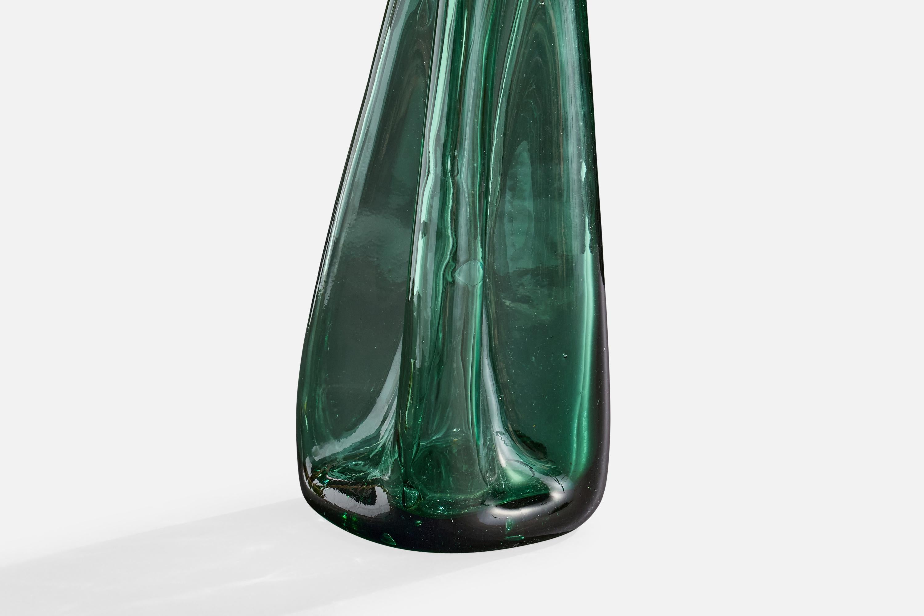 Designer francese, lampada da tavolo, vetro, Francia, anni '1950 in vendita 3