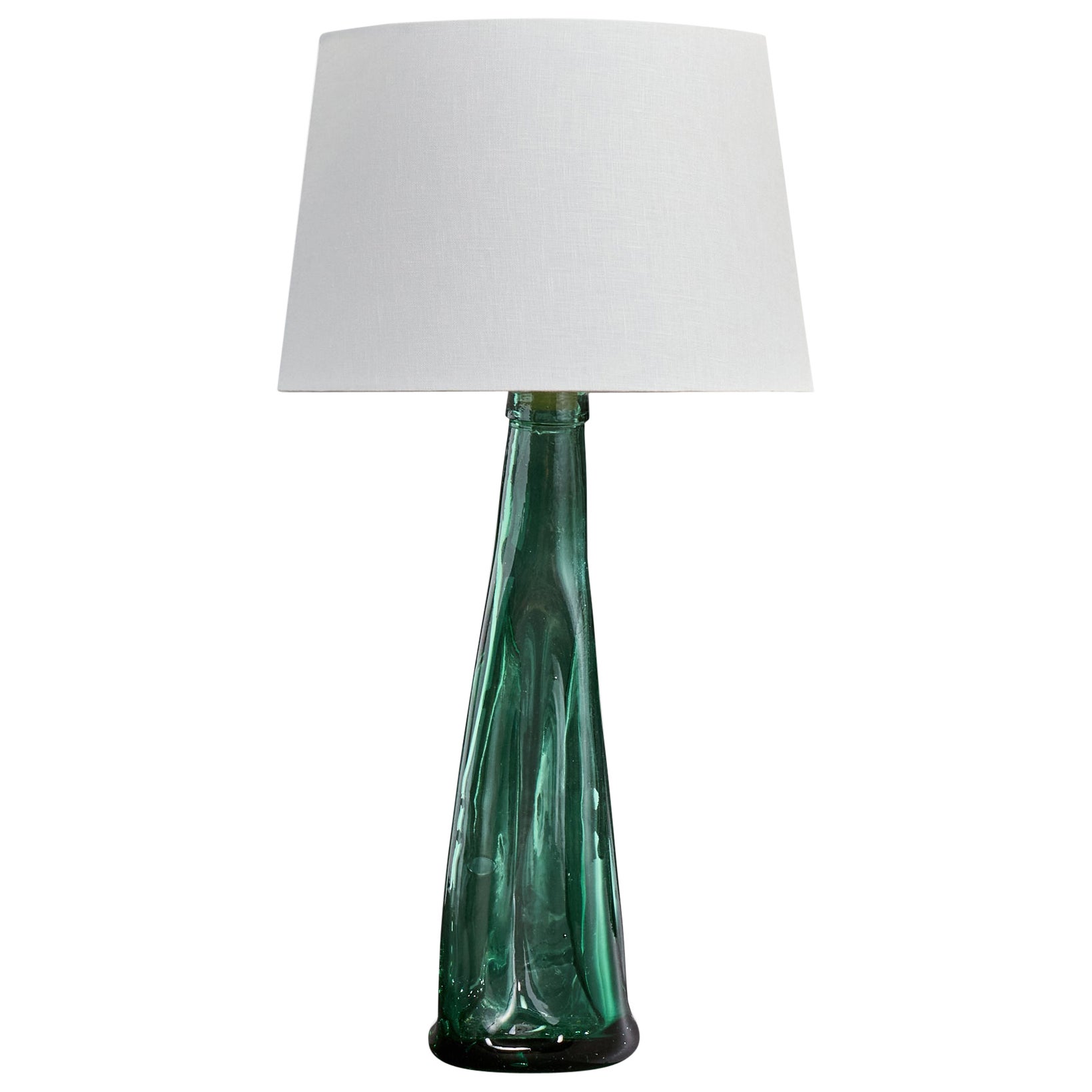 Designer francese, lampada da tavolo, vetro, Francia, anni '1950