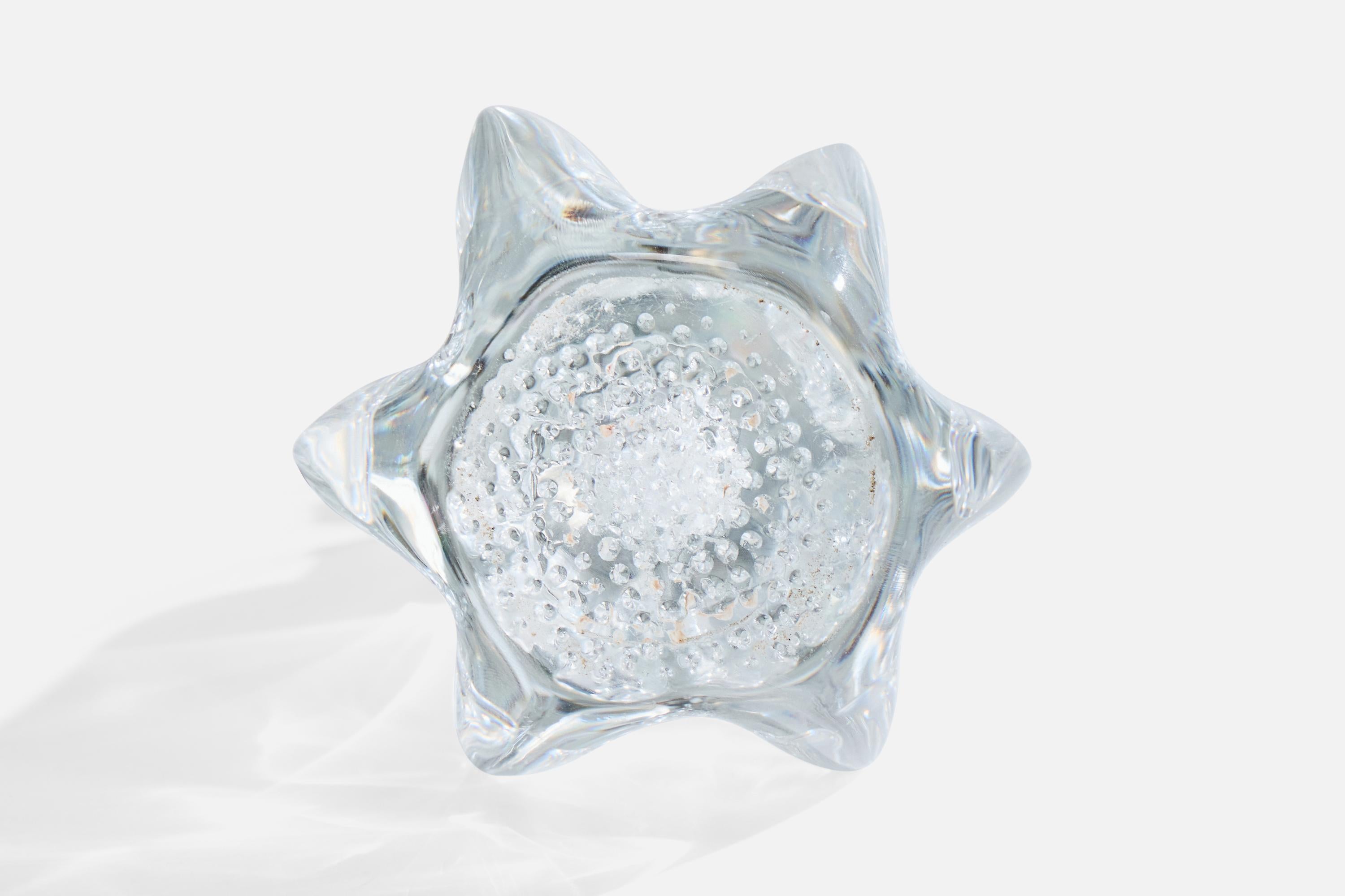 Französischer Designer, Tischlampe, Glas, Metall, Stoff, Frankreich, 1940er Jahre im Angebot 3