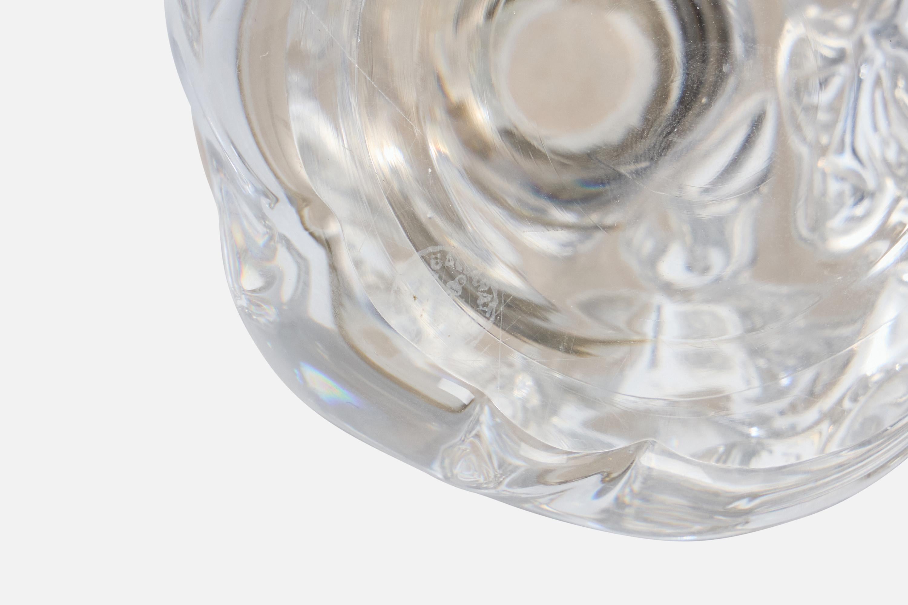 Diseñador francés, Lámpara de mesa, Cristal, Metal, Tela, Francia, Años 40 en venta 2