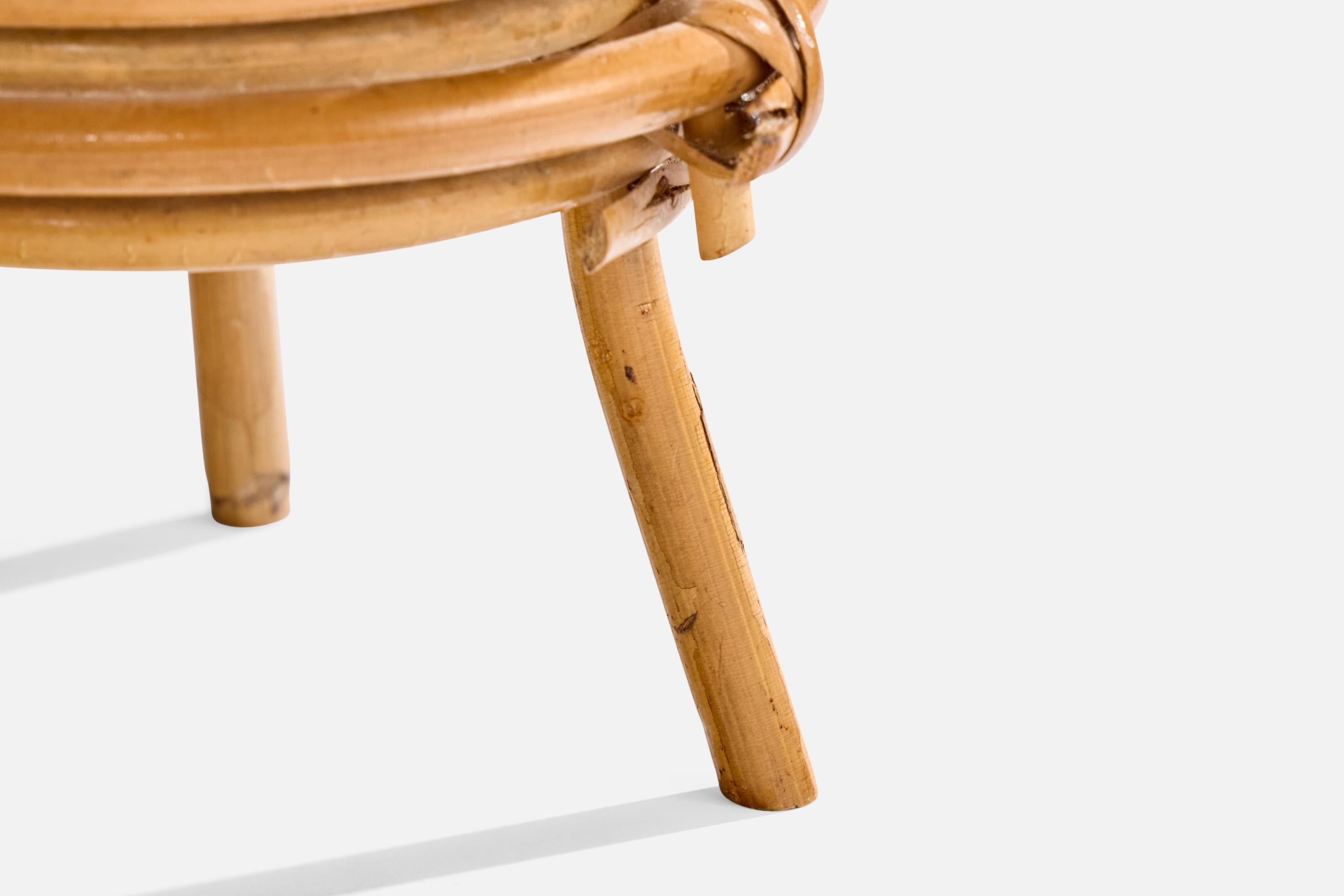 Französische Designerin, Tischlampe, Rattan, Bambus, Frankreich, 1960er Jahre im Angebot 2