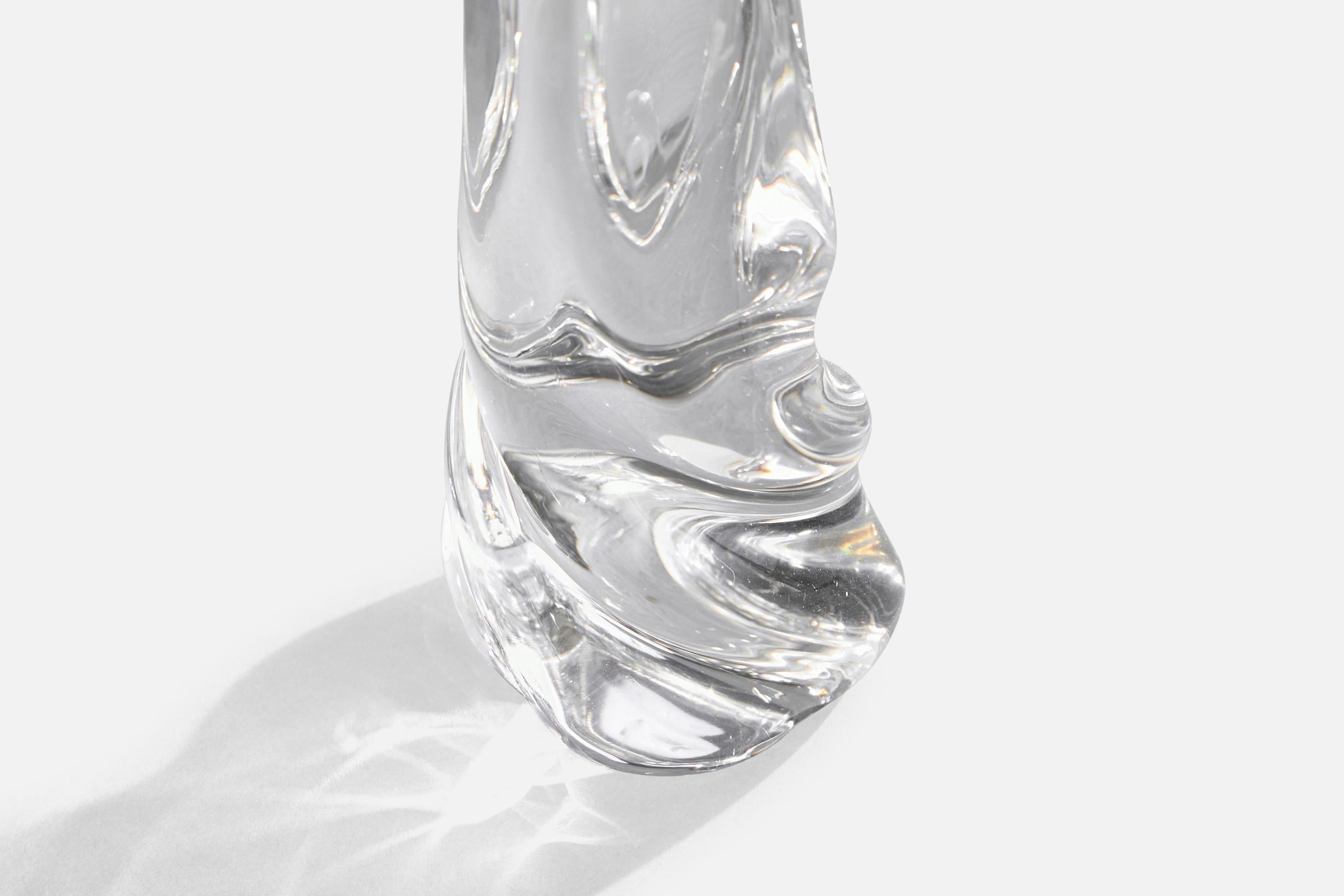 Diseñador francés, Lámparas de mesa, Cristal, Latón, Francia, Años 40 2