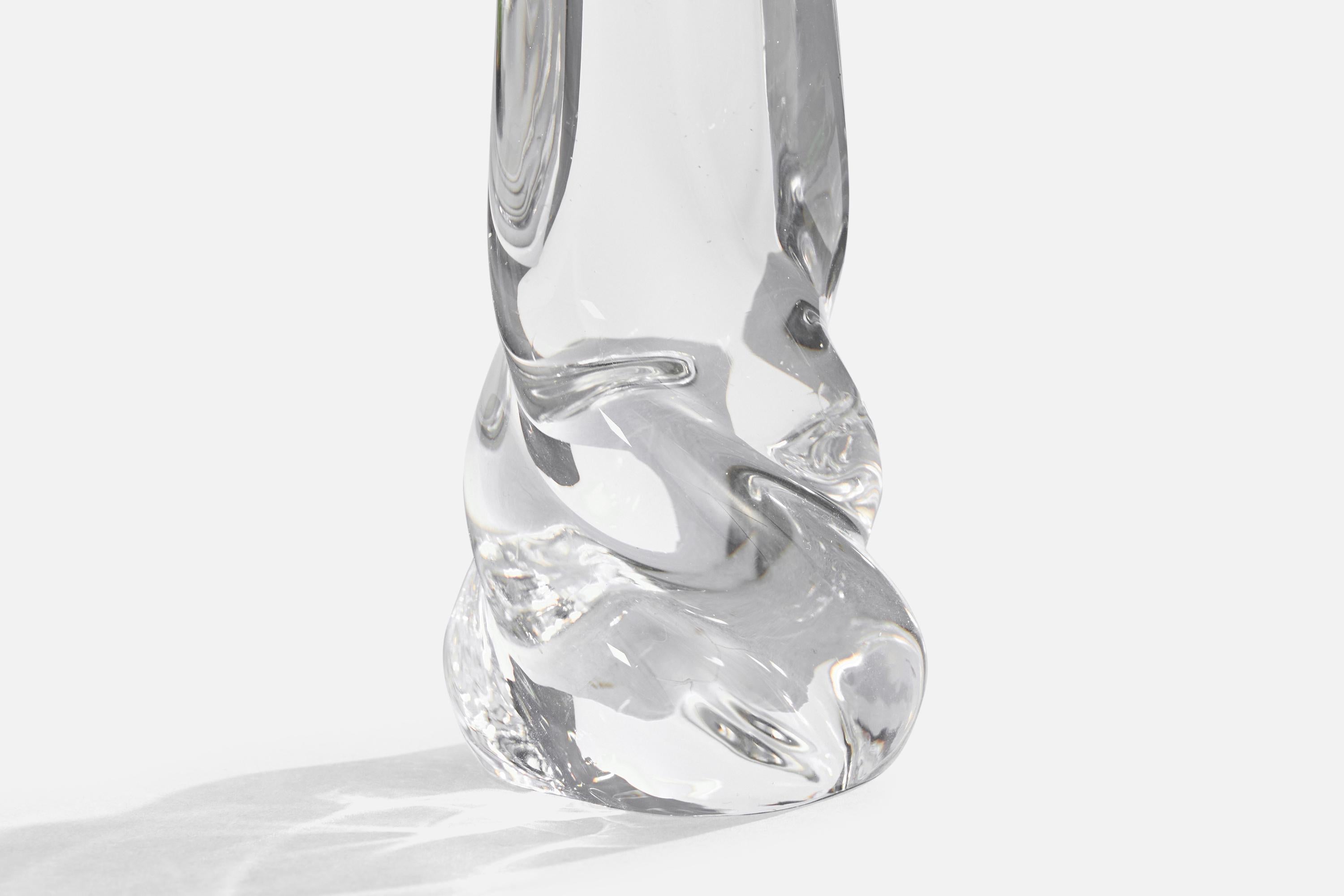 Diseñador francés, Lámparas de mesa, Cristal, Latón, Francia, Años 40 3