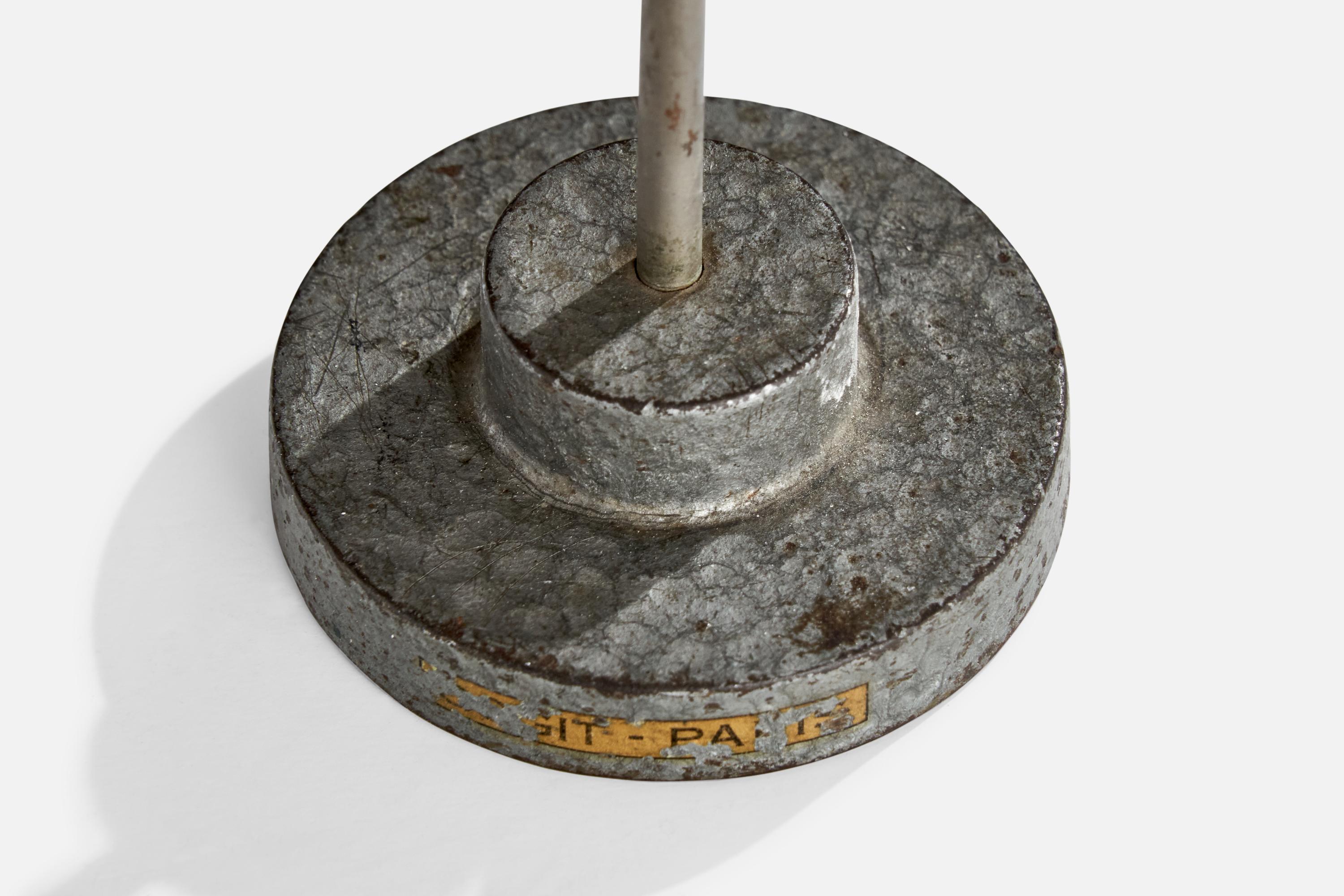 French Designer, Table Lamps, Metal, France, 1930s For Sale 3