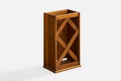 French Designer, Umbrella Stand, Wood, France, 1940s