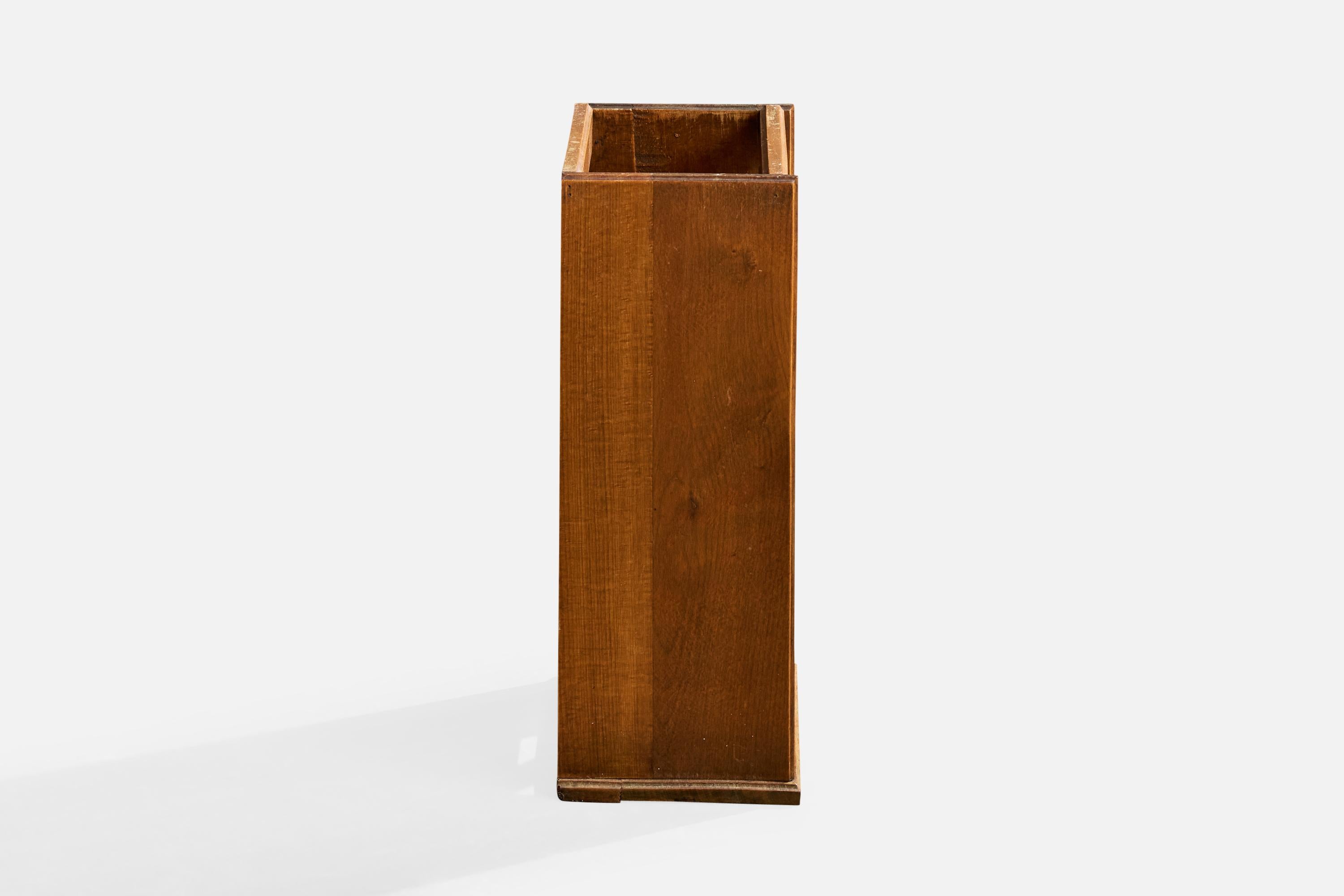 Französischer Designer, Schirmständer, Holz, Frankreich, 1940er Jahre im Zustand „Relativ gut“ im Angebot in High Point, NC