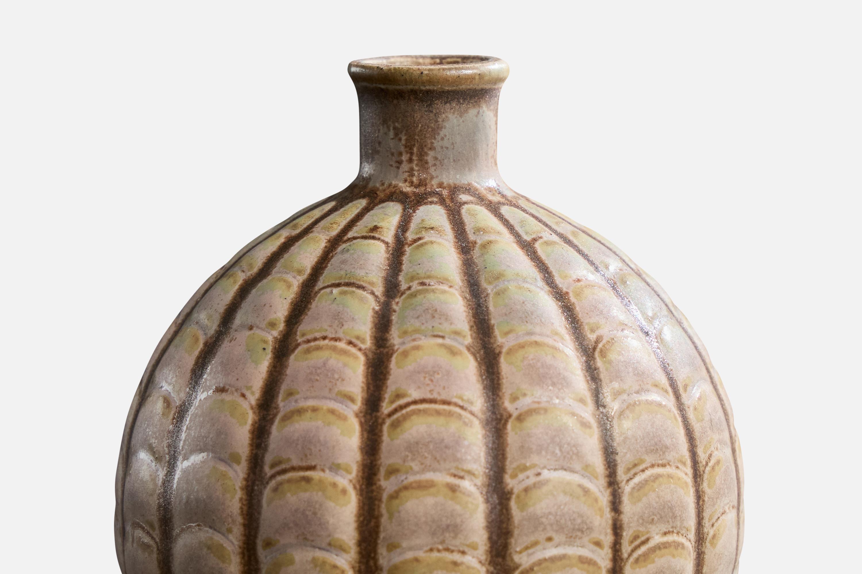 Mid-20th Century French Designer, Vase, Ceramic, France, 1950s For Sale