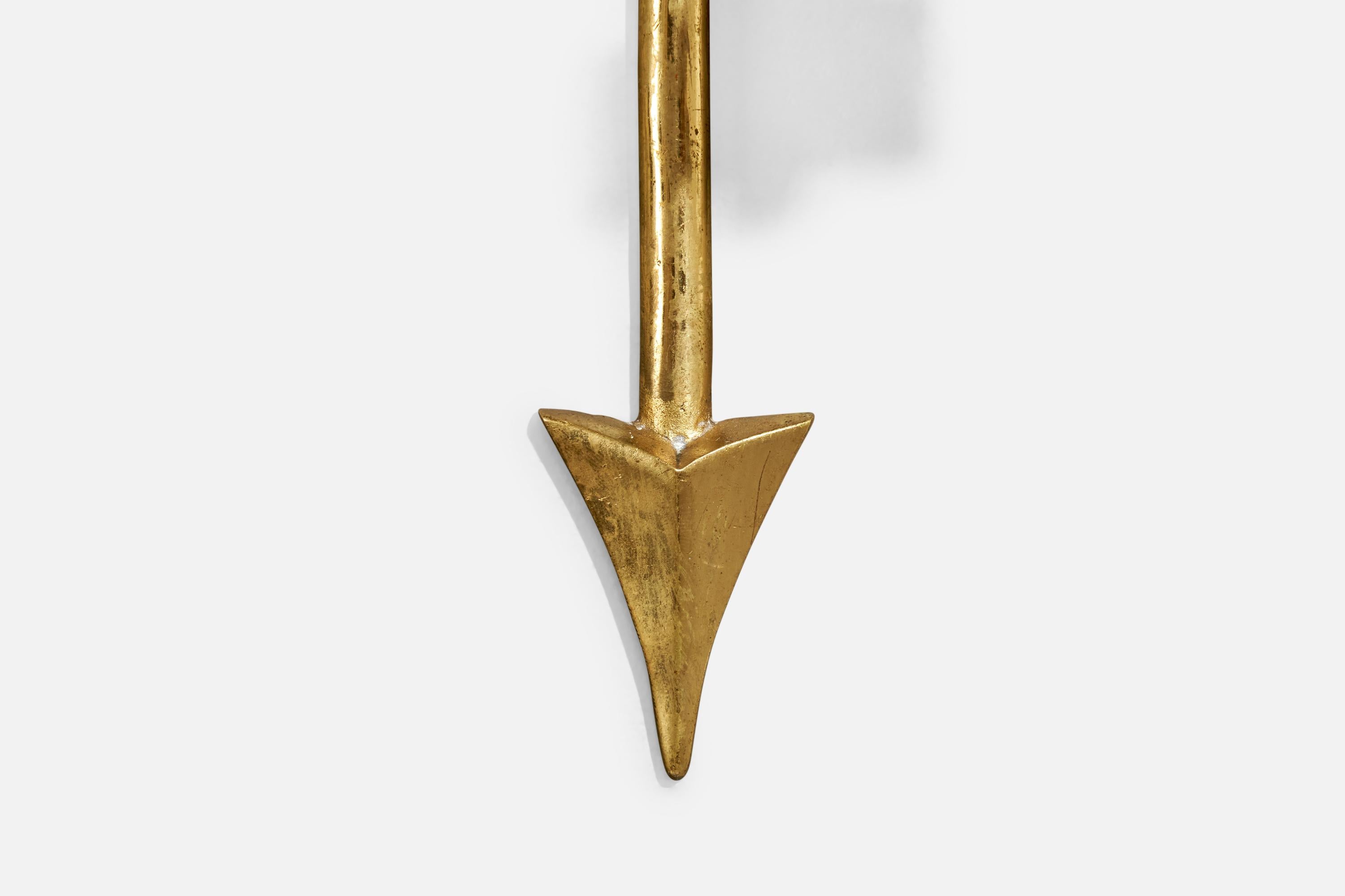Design/One, Design-Light, laiton, métal, tissu, France, années 1950 en vente 2
