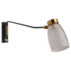 Design/One, Design-Light, laiton, métal, verre, France, années 1960