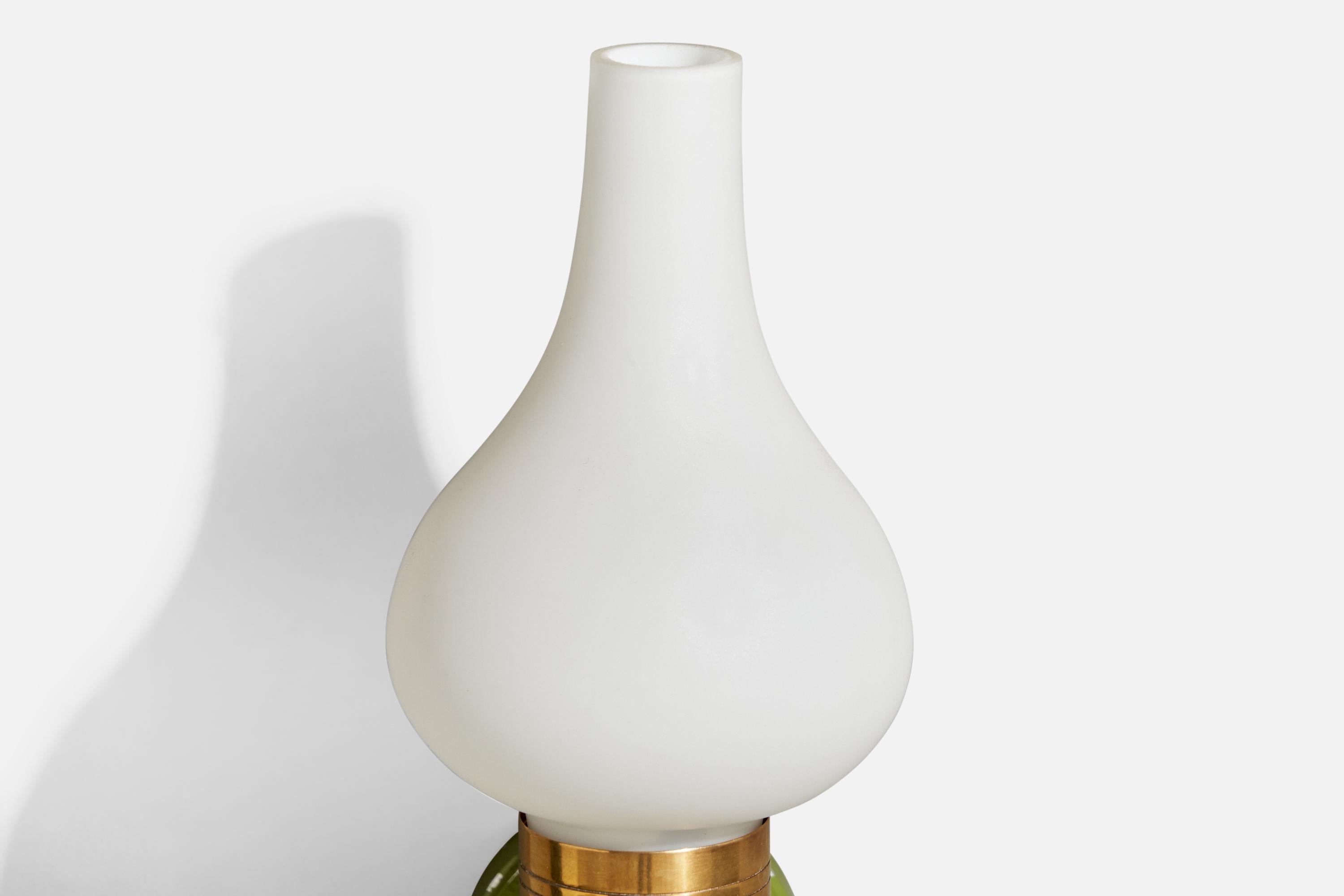 Métal Design/One, Design-Light, laiton, métal, verre, France, années 1940 en vente