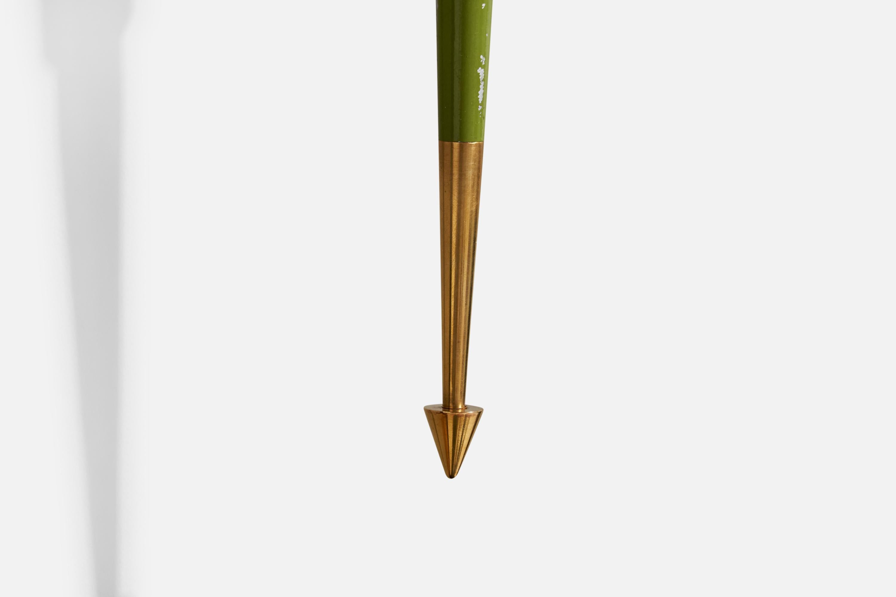 Design/One, Design-Light, laiton, métal, verre, France, années 1940 en vente 1