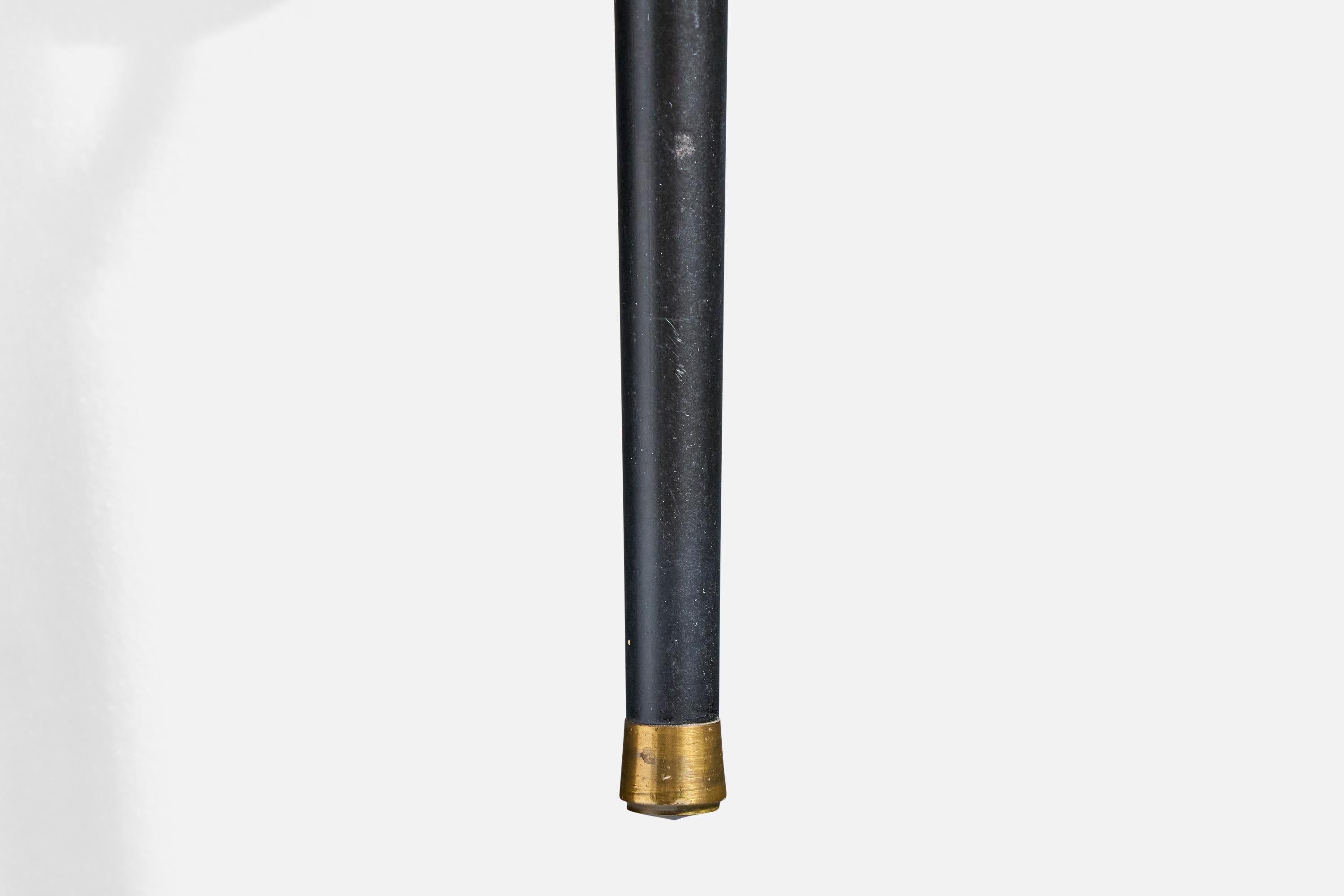 Métal Design/One, Design-Light, laiton, métal, verre, France, années 1950 en vente