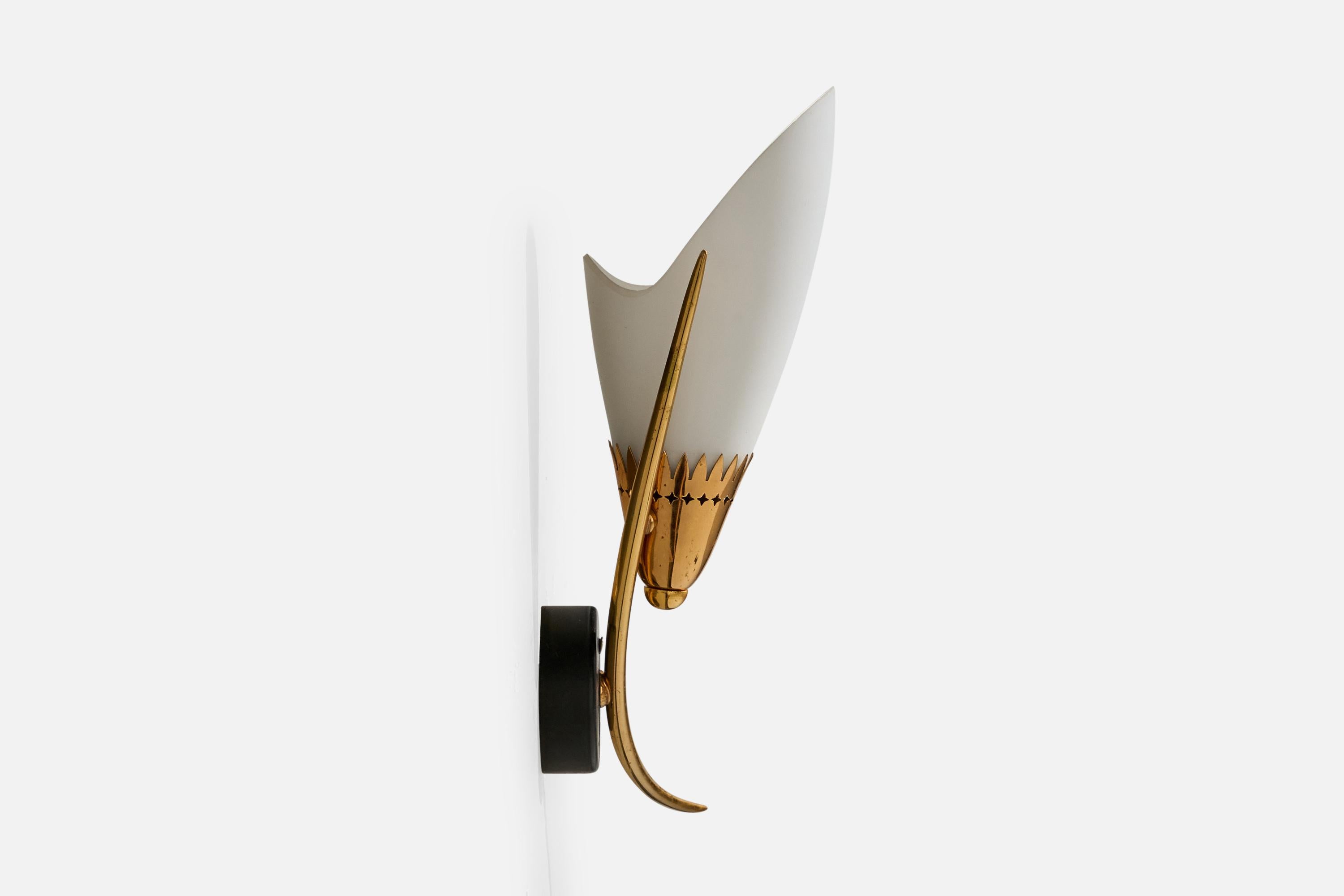 Métal Design/One, Design-Light, laiton, métal, verre, France, années 1960 en vente