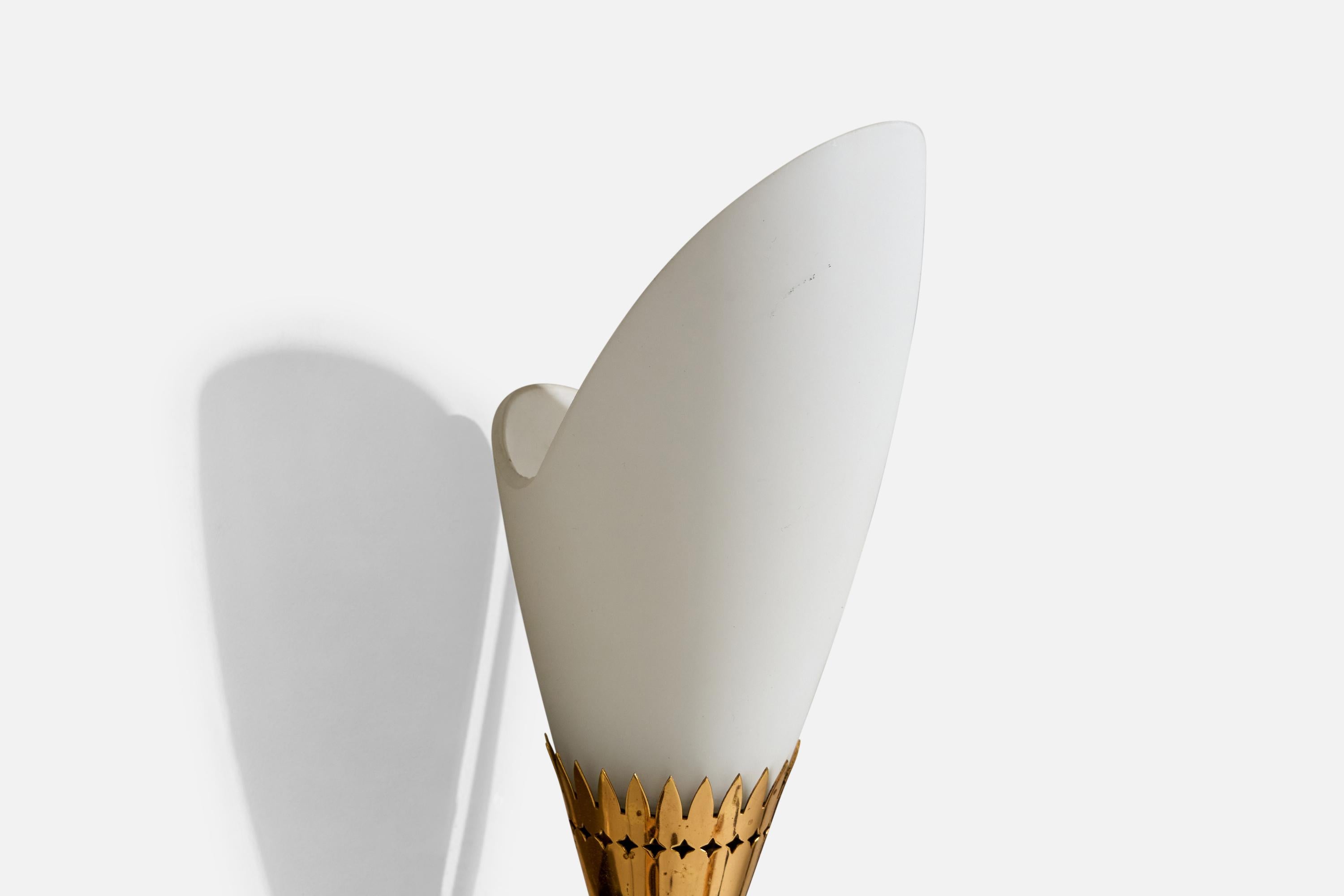 Design/One, Design-Light, laiton, métal, verre, France, années 1960 en vente 1