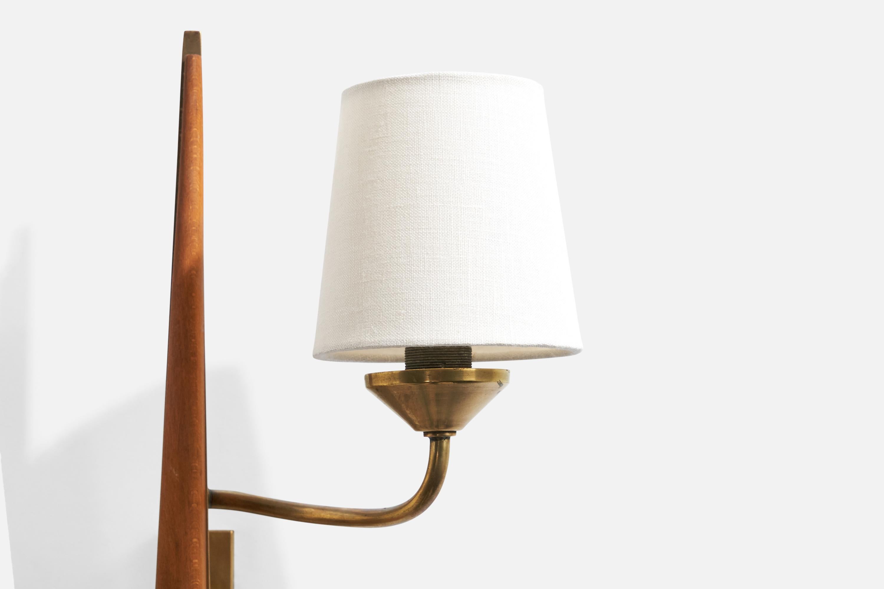 Bois Design/One, Lights, Laiton, Wood Wood, Fabrice, Suède, années 1950 en vente