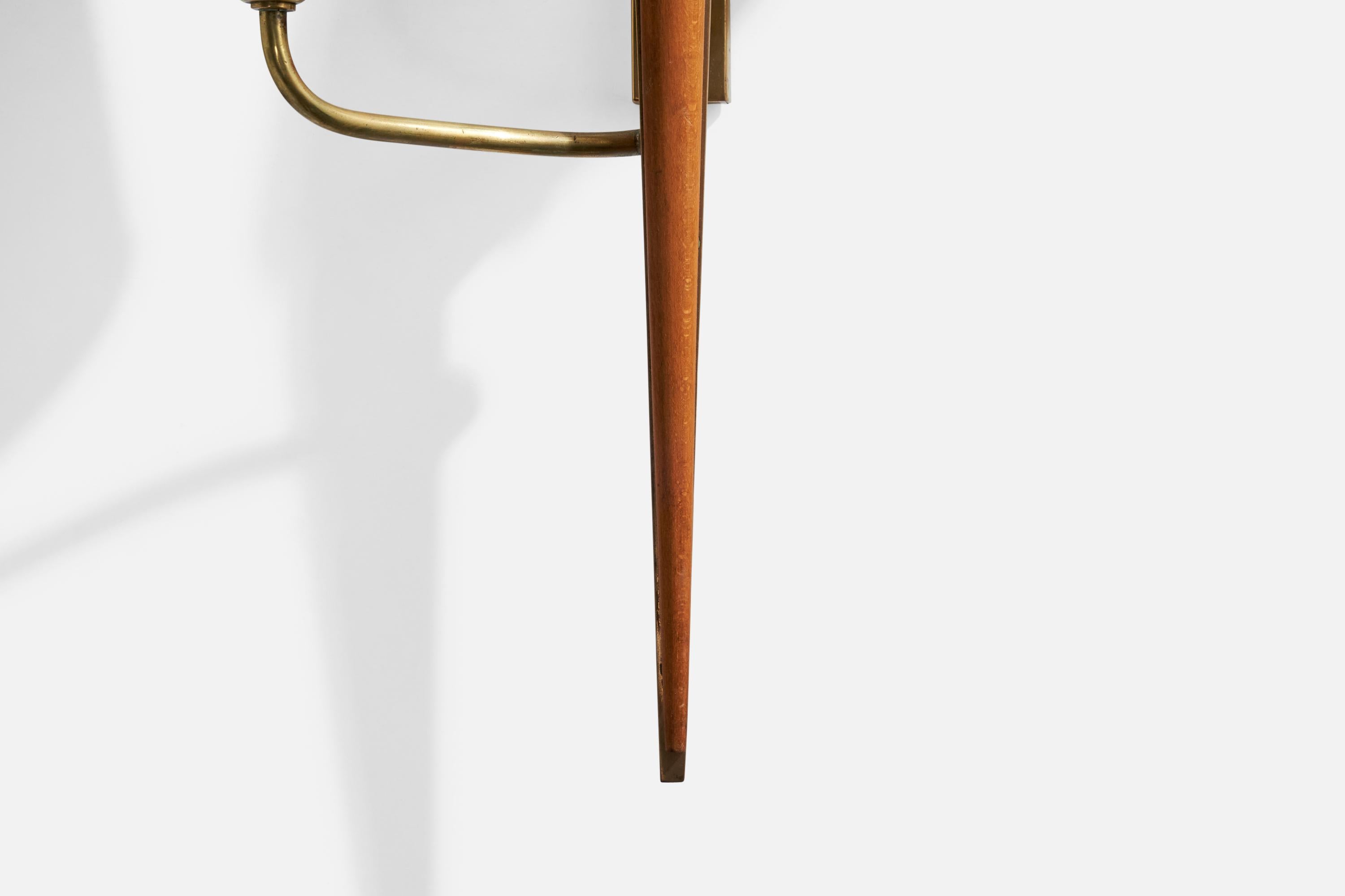Design/One, Lights, Laiton, Wood Wood, Fabrice, Suède, années 1950 en vente 2