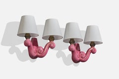 Design/One, appliques, céramique, laiton, tissu, France, années 1960