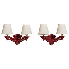 Design/One, appliques, céramique, laiton, tissu, France, années 1960