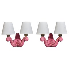 Design/One, appliques, céramique, laiton, tissu, France, années 1960