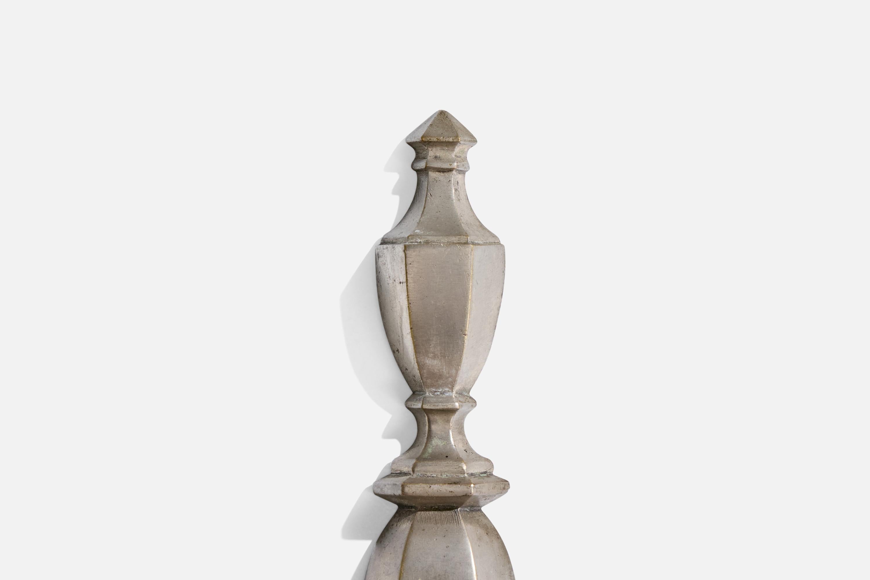 French Designer, Wall Lights, Metal, Fabric, France, 1940s For Sale 2