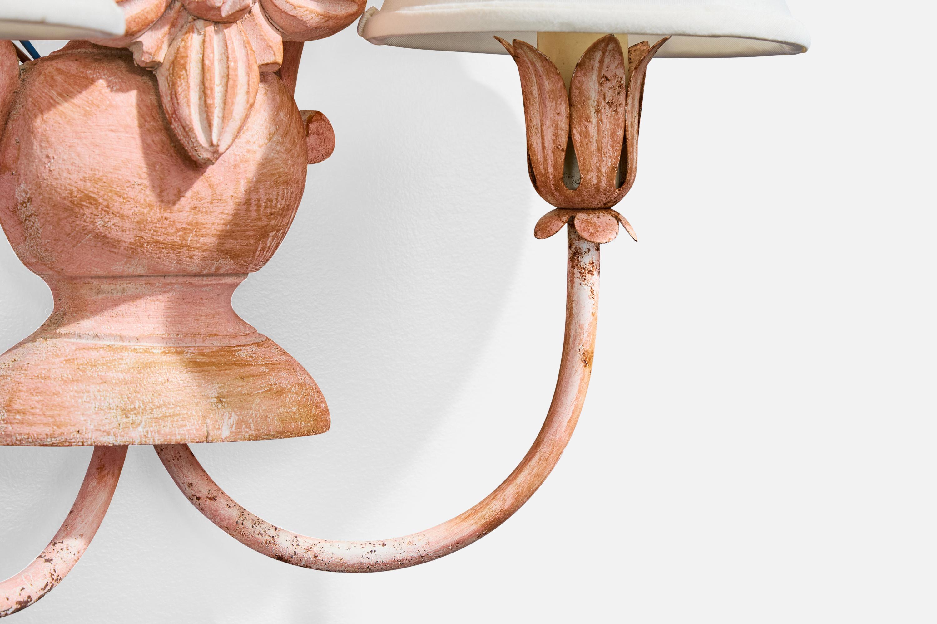 Design-Light, métal, Wood Wood, tissu, France, années 1950 en vente 4