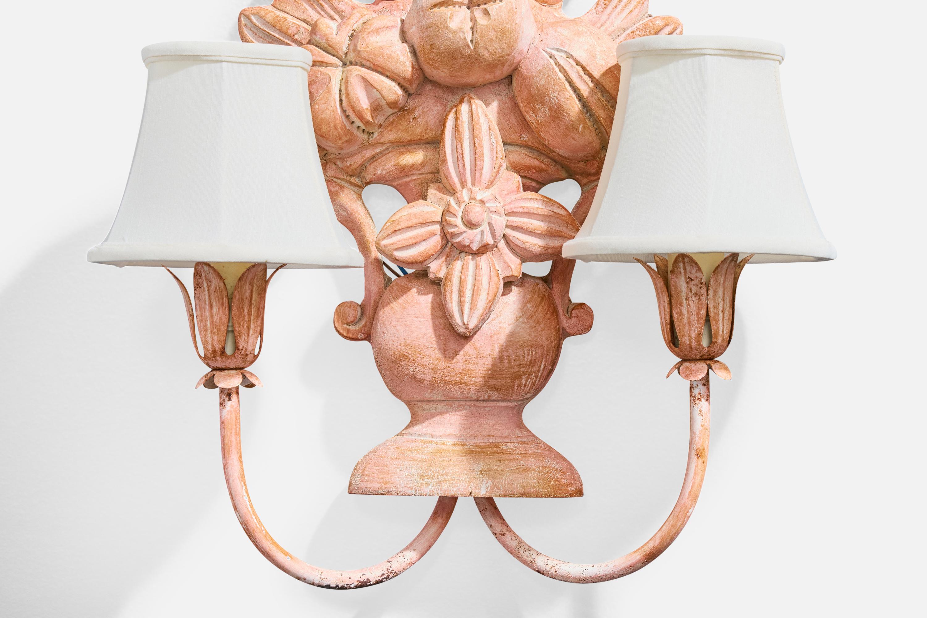 Design-Light, métal, Wood Wood, tissu, France, années 1950 en vente 3