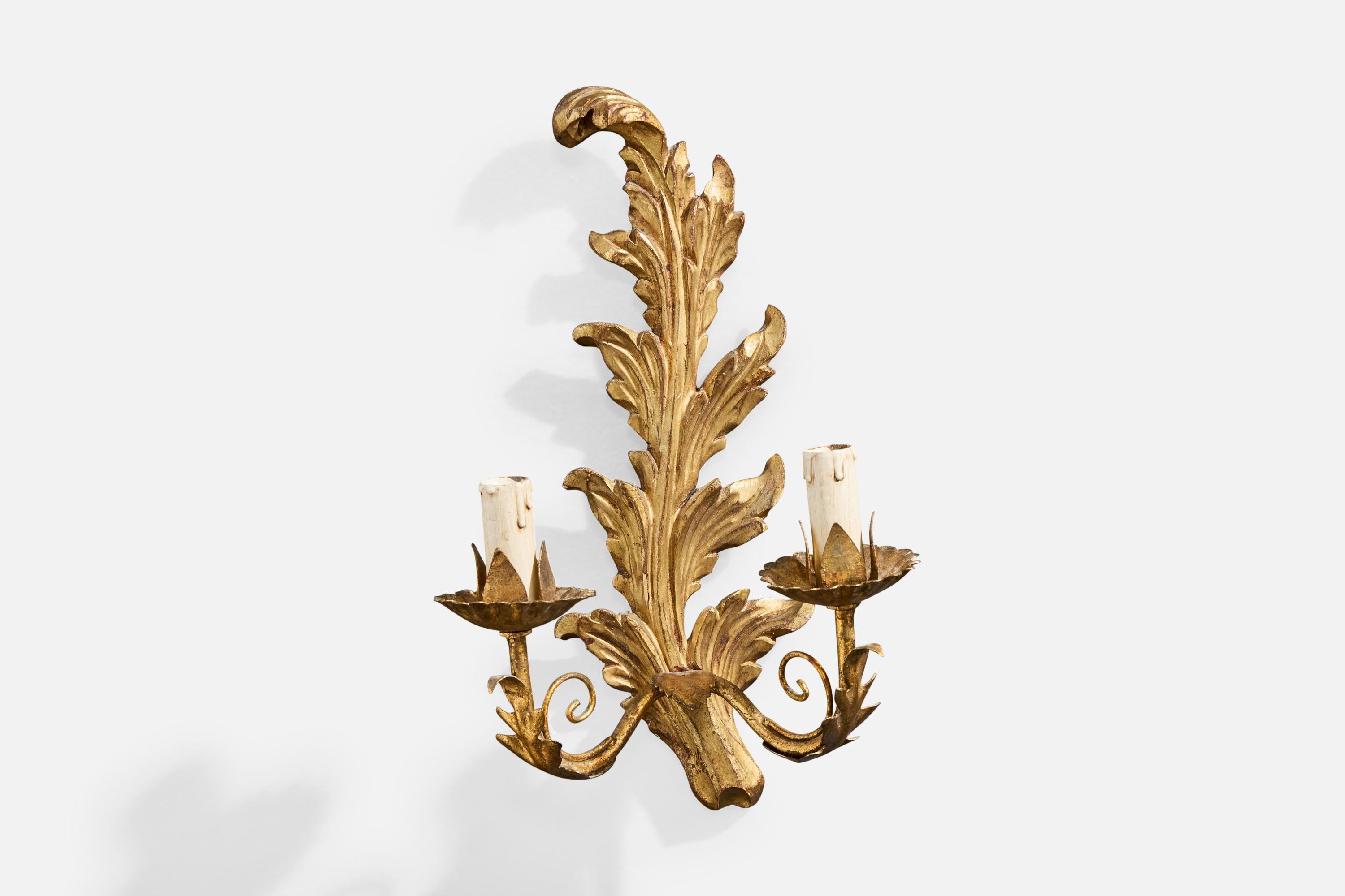 Design Design-Light, Wood, Brass, Fabric, France, 1940s en vente 4