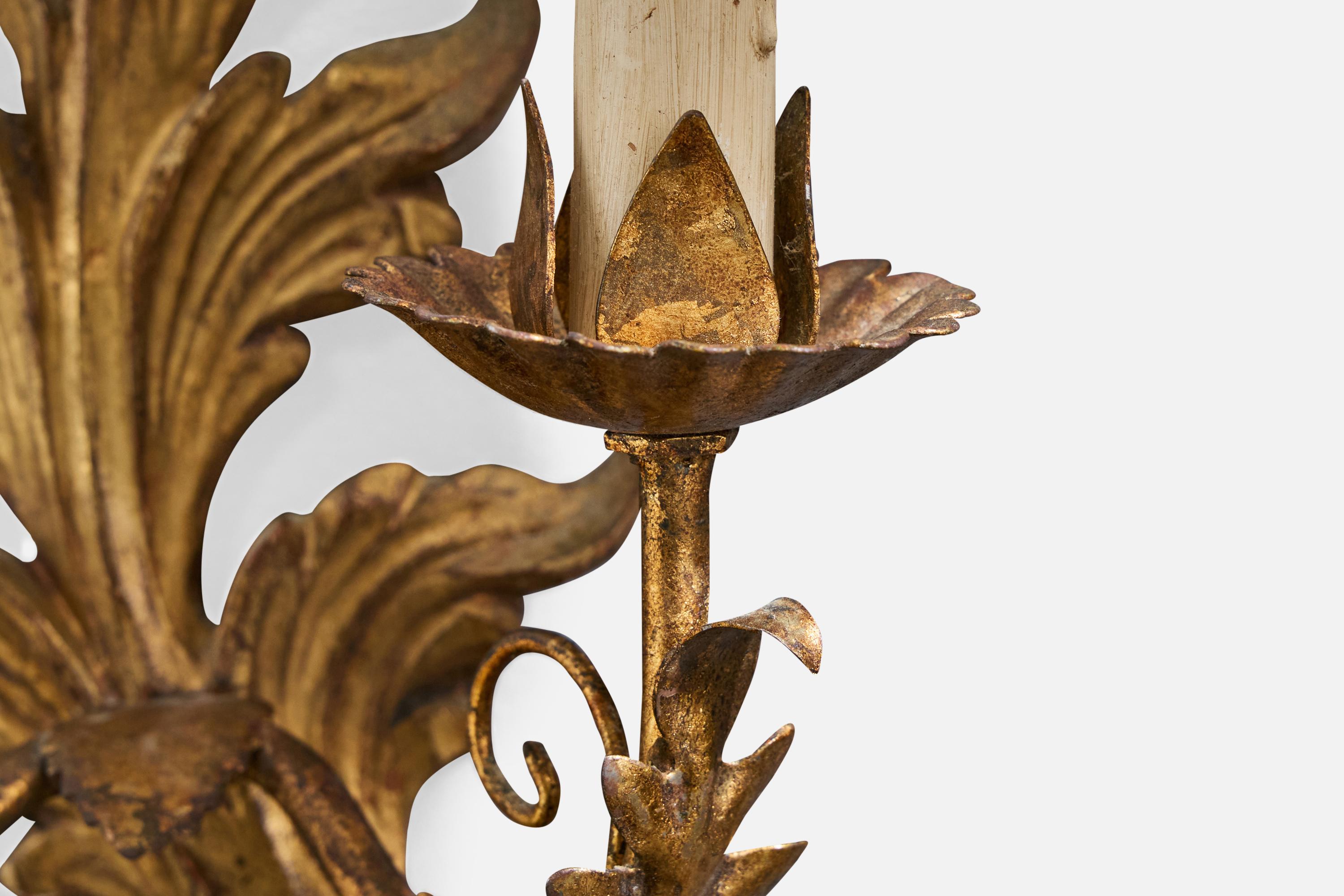 Design Design-Light, Wood, Brass, Fabric, France, 1940s en vente 7