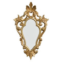 Designer français, miroir mural, bois, France, années 1940