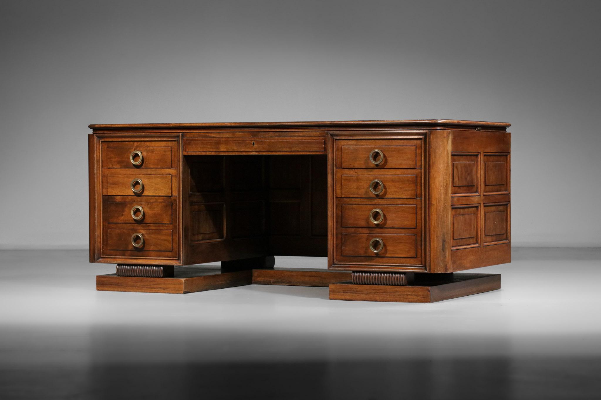 French Desk 40's Art Deco in Style of André Arbus, G086 9